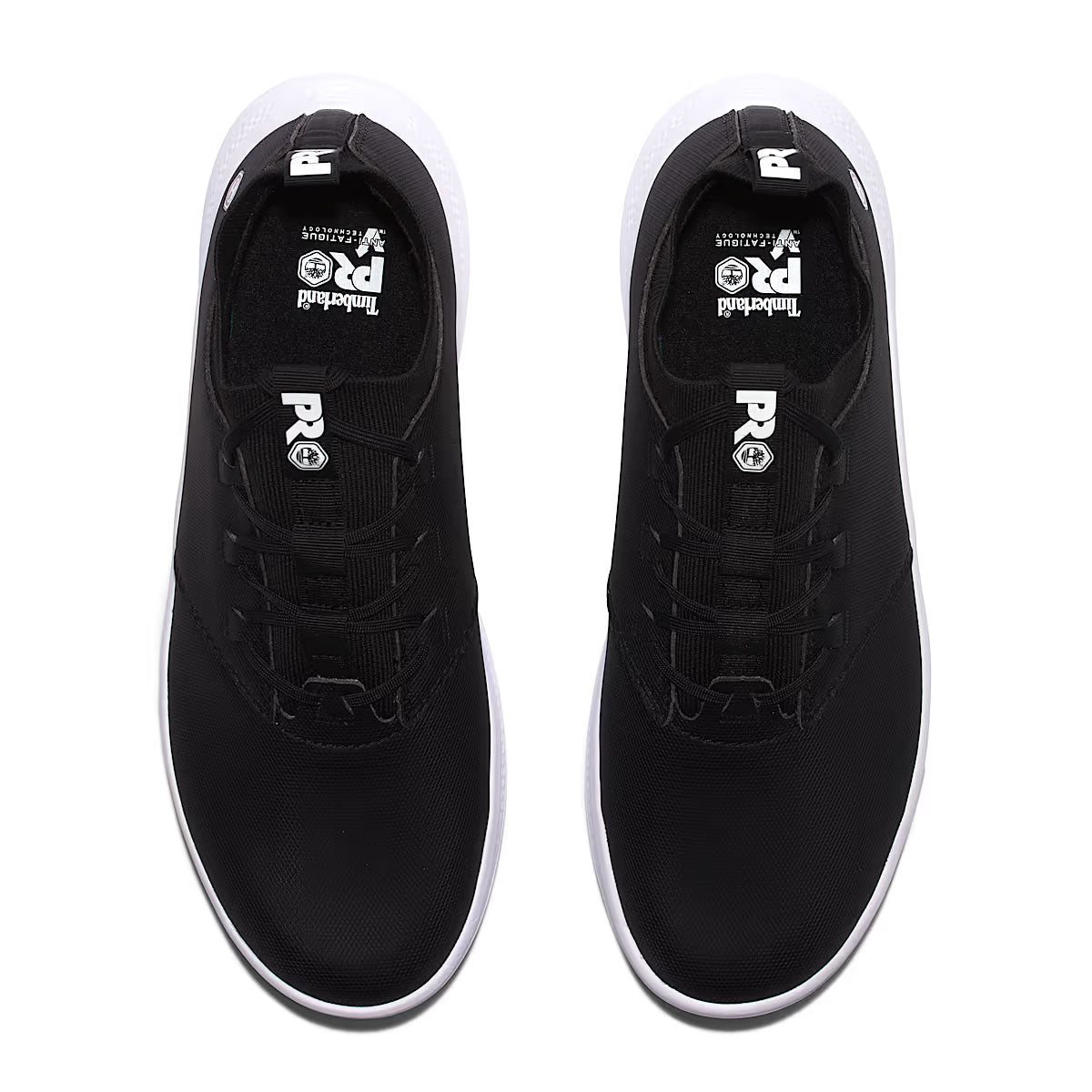 Timberland PRO Womens' Solace Max Slip-on Soft Toe Sneakers, TB1A5WCY001, Black/White