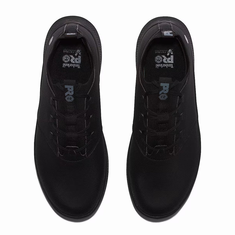 Timberland PRO Women's Solace Max Slip-on Soft Toe Sneakers, TB1A5WDK001, Black