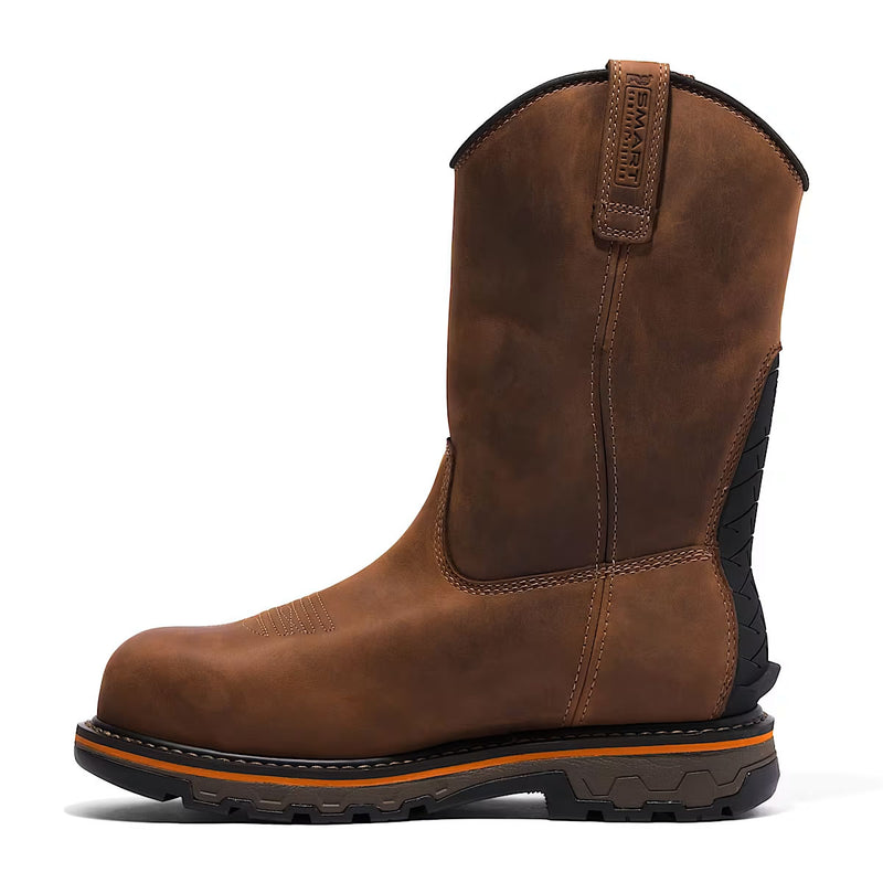 Timberland PRO Men's True Grit Pull-on Waterproof Comp-Toe Boots, TB1A5WZB214, Brown