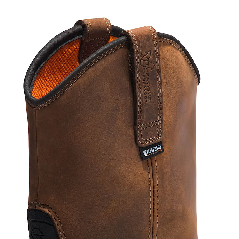 Timberland PRO Men's True Grit Pull-on Waterproof Comp-Toe Boots, TB1A5WZB214, Brown