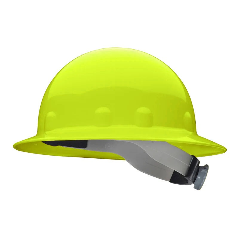 Custom Fibre Metal SuperEight Full Brim Hard Hat, 8-Point Ratchet Suspension