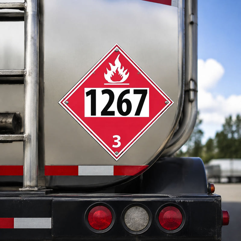 1267 3, 10.75x10.75, Pressure Sensitive Vinyl Placard, view 2 of 2