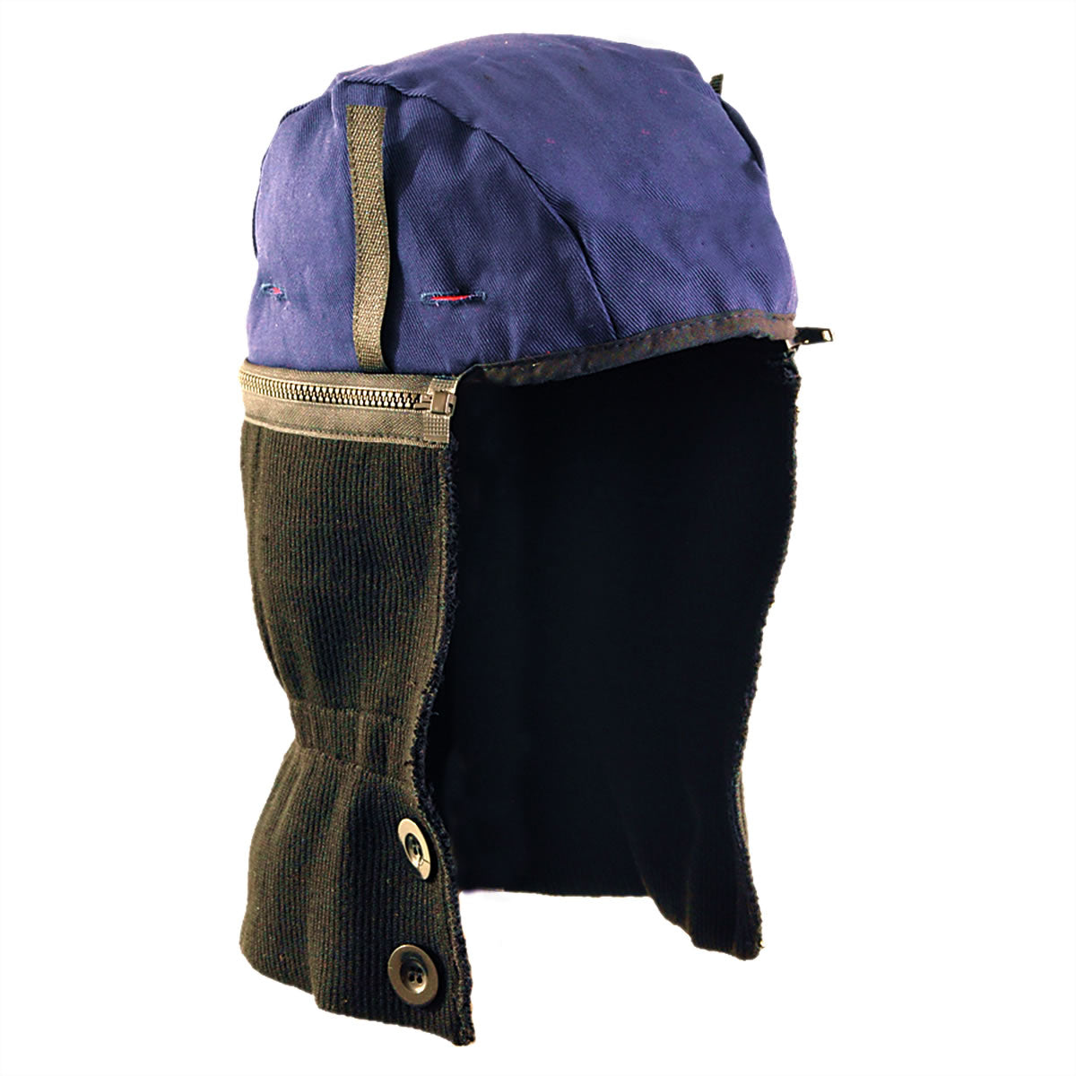 Winter Hard Hat Liner, 2-Piece, Zip off Cap