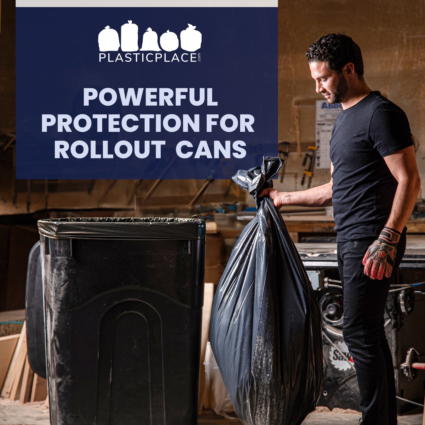 Plasticplace powerful protection for rollout cans
