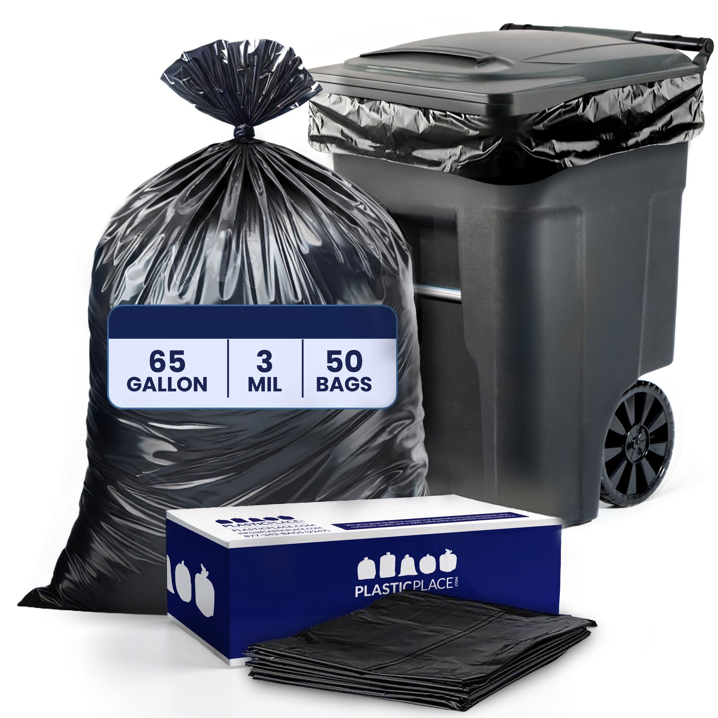 Plasticplace 65 Gallon