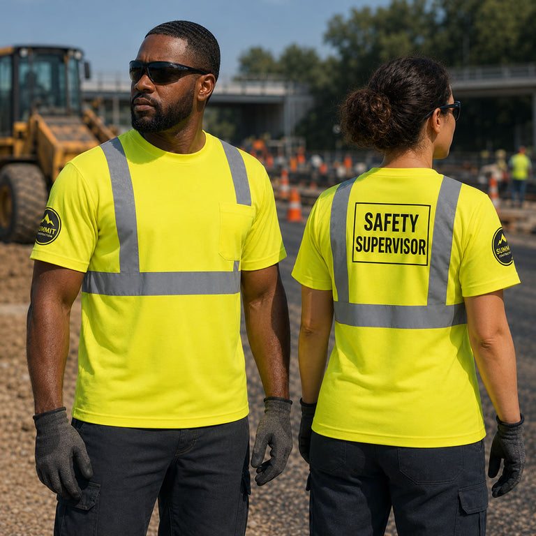 Custom Rugged Blue Type R Class 2 Hi-Vis Short Sleeve T-Shirt