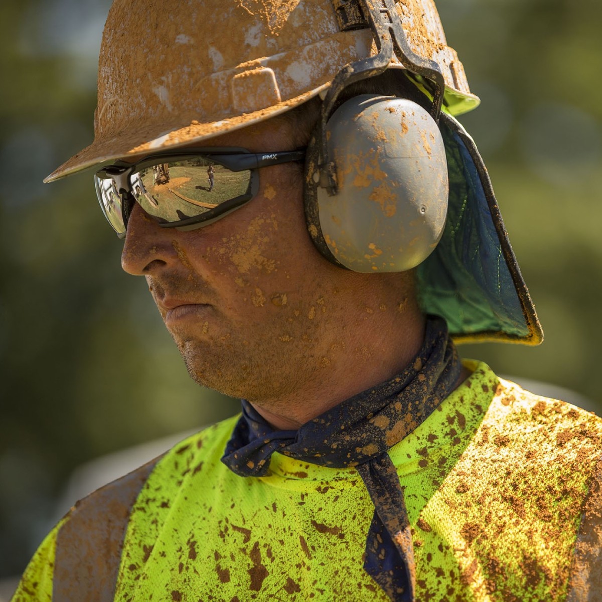 Pyramex CNS1 High-Vis Cooling Hard Hat Pad Neck Shade