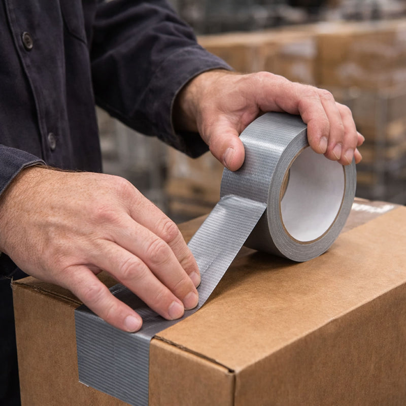 Rugged Blue M300 Duct Tape, Silver, 8 mil, 48mm x 55m (1.8 in x 60 yd)