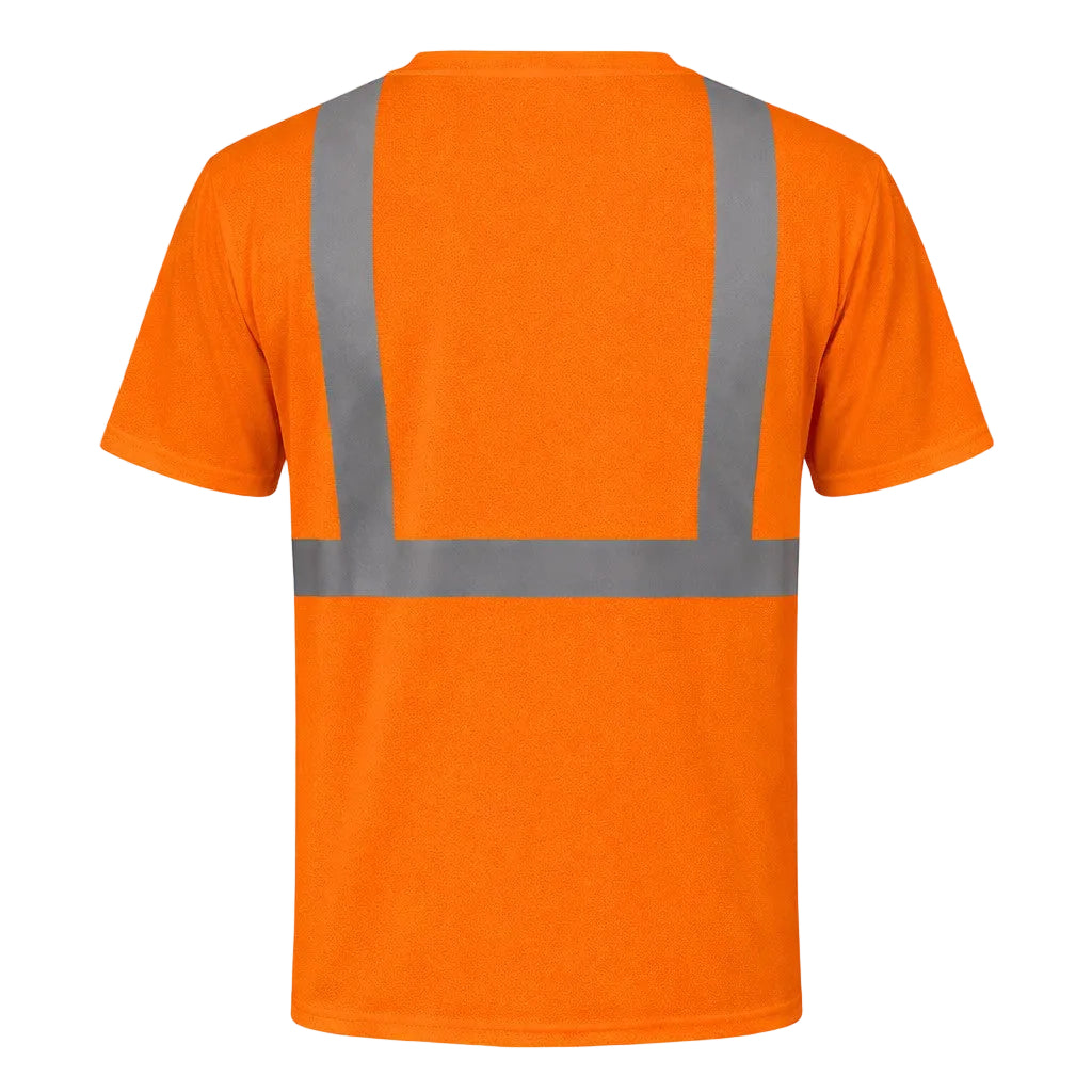 Rugged Blue Type R Class 2 Hi-Vis Wicking Short Sleeve T-Shirt