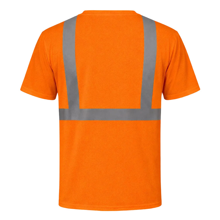 Rugged Blue Type R Class 2 Hi-Vis Wicking Short Sleeve T-Shirt