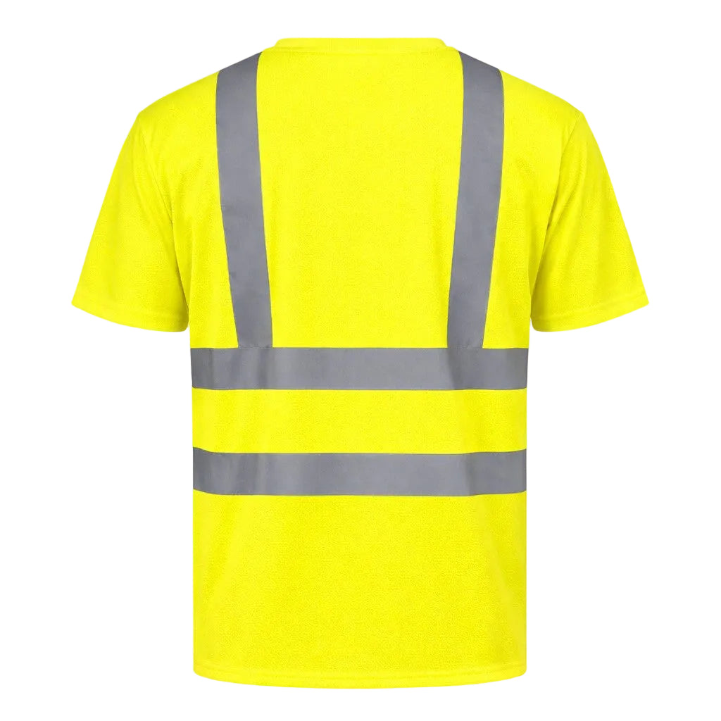 Rugged Blue Type R Class 3 Hi-Vis Wicking Mesh Short Sleeve T-Shirt