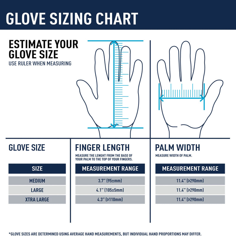 General Electric Disposable Nitrile Gloves GG622 - Orange - 8 mil - Box of 50 (S, M, L, XL)