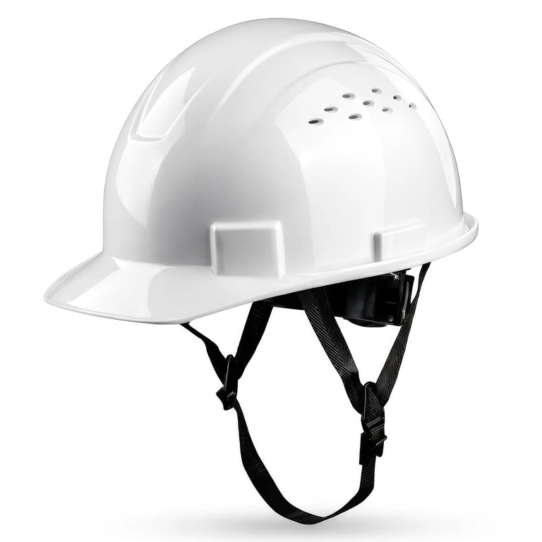 General Electric Vented Cap Style Hard Hat 4-Point Ratchet Suspension - GH326