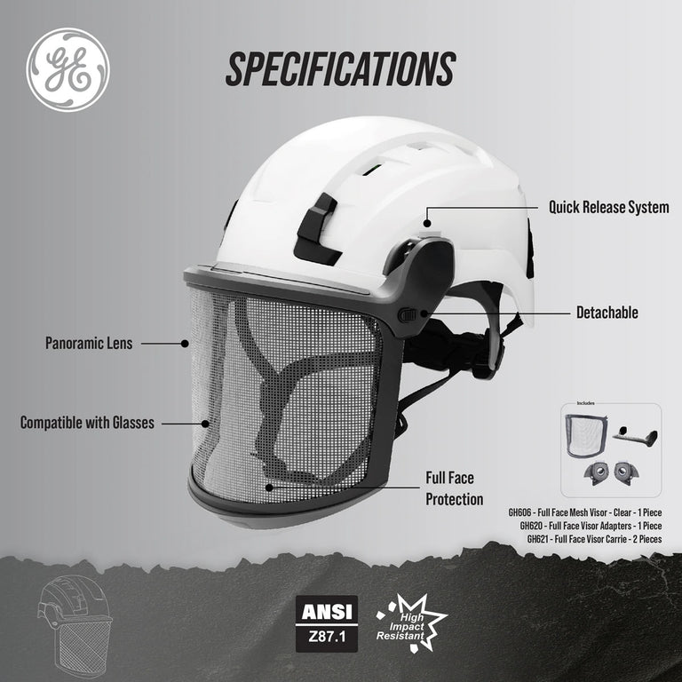 GE Full Face Visor Kit - GH604