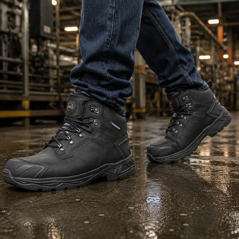 Hoss Men's Chiller 600g Insulated Composite Toe Boots, 60100, Black