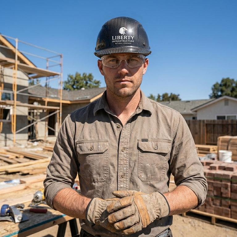 Custom LIFT DAX Cap Carbon Hard Hat