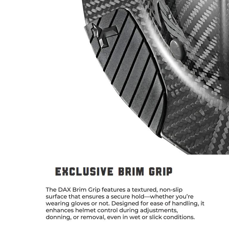 LIFT DAX Carbon Fiber Full Brim FIFTY/50 Hard Hat