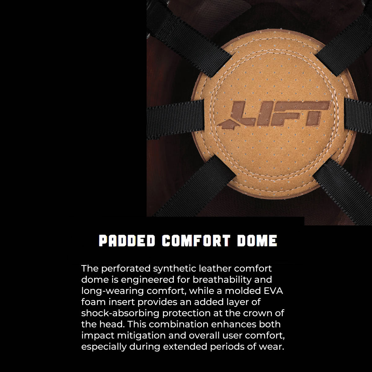 LIFT DAX Carbon Fiber Full Brim FIFTY/50 Hard Hat