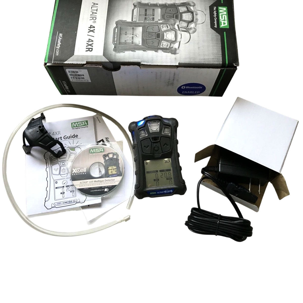 MSA ALTAIR 4XR Multigas Detector (LEL, O2, H2S-LC & CO), North American Charger, 10178572