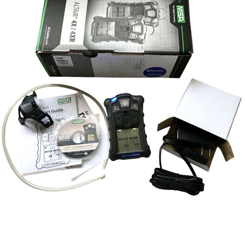 MSA ALTAIR 4XR Multigas Detector (LEL, O2, H2S-LC & CO), North American Charger, 10178572
