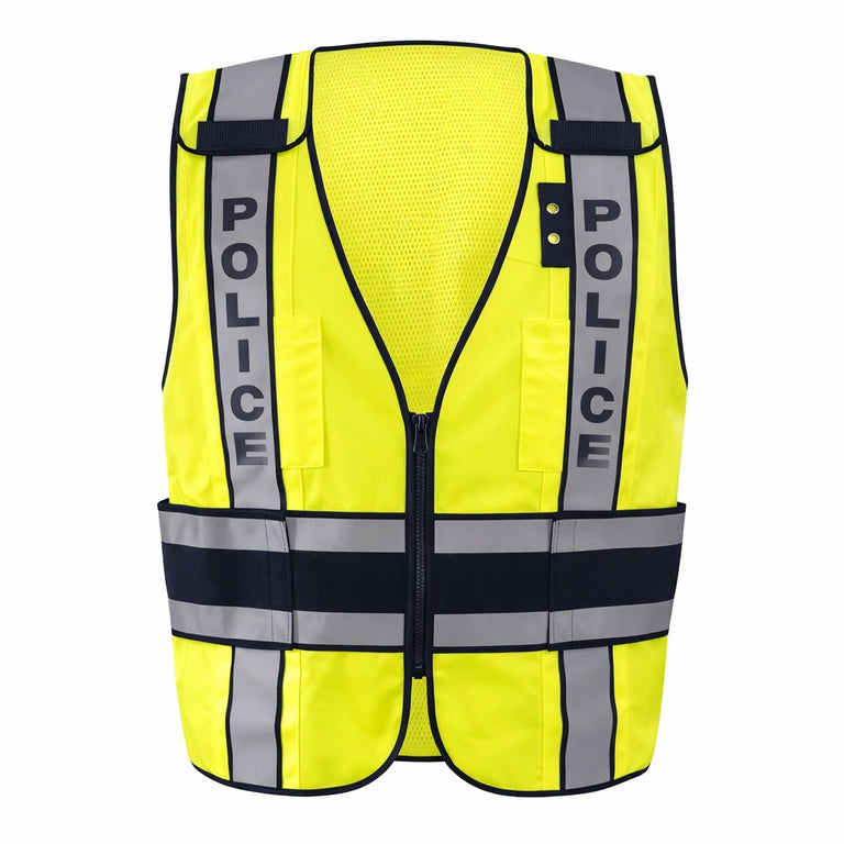 OccuNomix Type P Class 2 Hi-Vis Police Mesh Back Public Safety Vest, LUX-DPSP-DOR