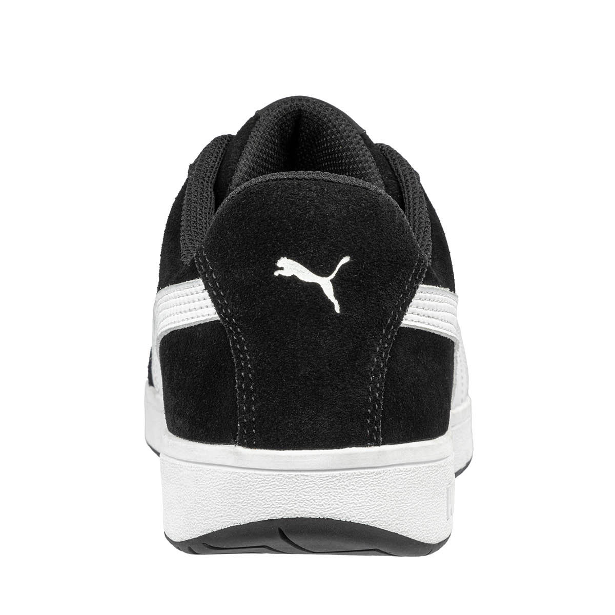 Puma Safety Men's Icon Suede Low EH Composite Toe Shoes, 640115, Black/White