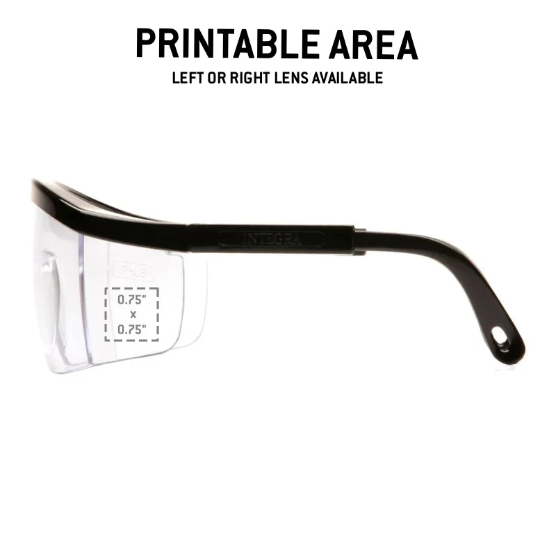 Custom Pyramex Integra Safety Glasses, 12 Pack