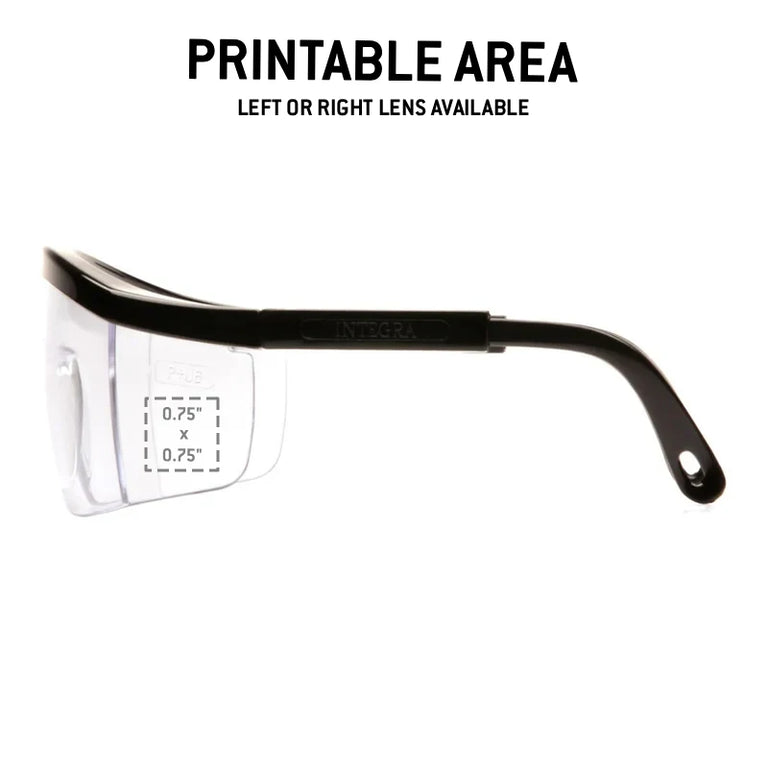 Custom Pyramex Integra Safety Glasses, 12 Pack
