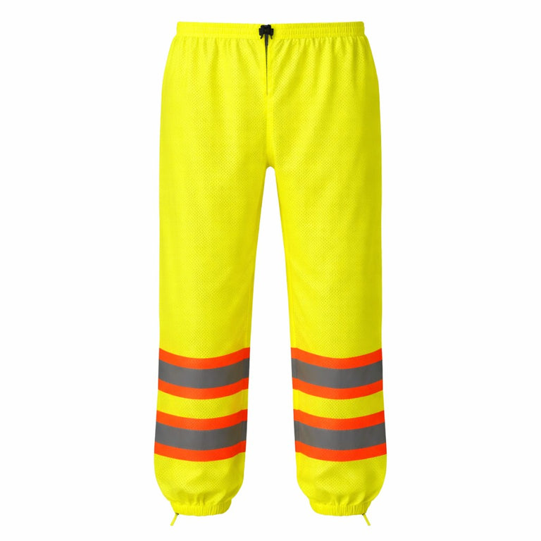 Pyramex RMP10 Supplemental Class E Hi-Vis Lime Pants with Contrasting Trim
