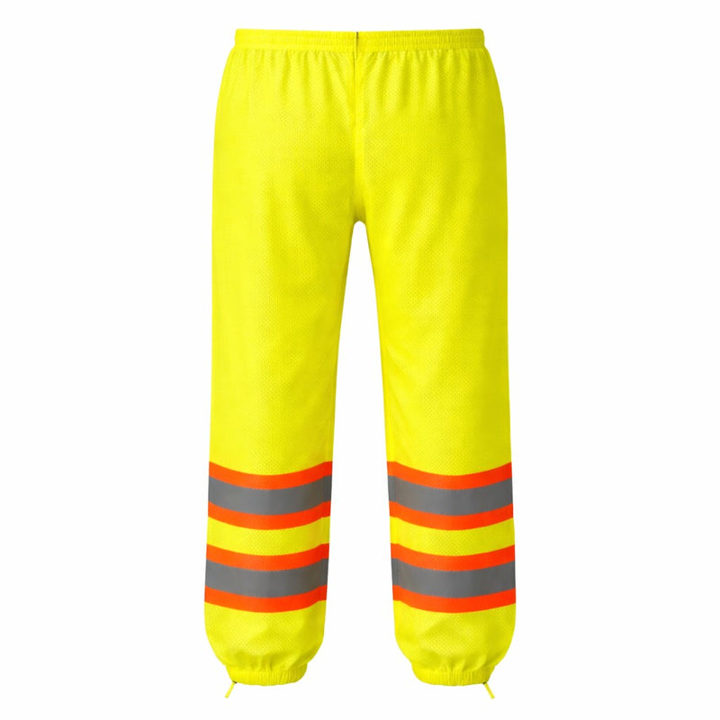 Pyramex RMP10 Supplemental Class E Hi-Vis Lime Pants with Contrasting Trim