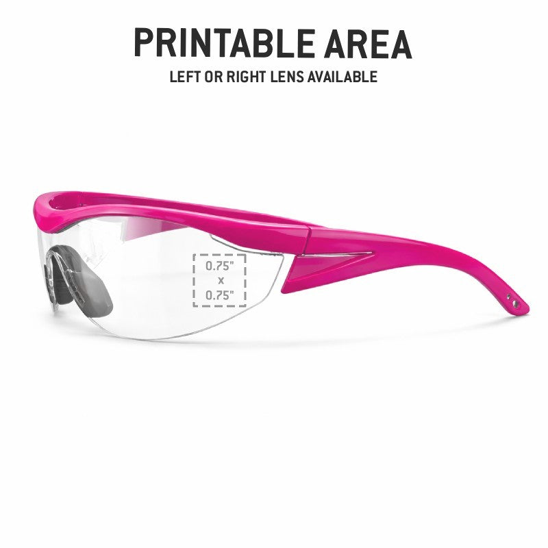 Custom Safety Girl Navigator Safety Glasses, 12 Pack