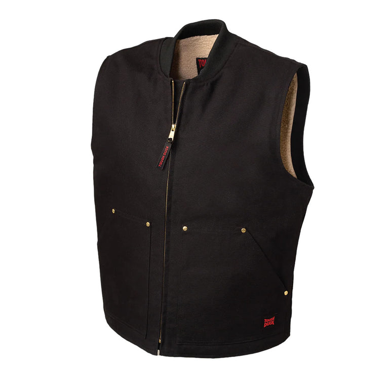 Tough Duck WV06 Men's Duck Sherpa Lined Vest