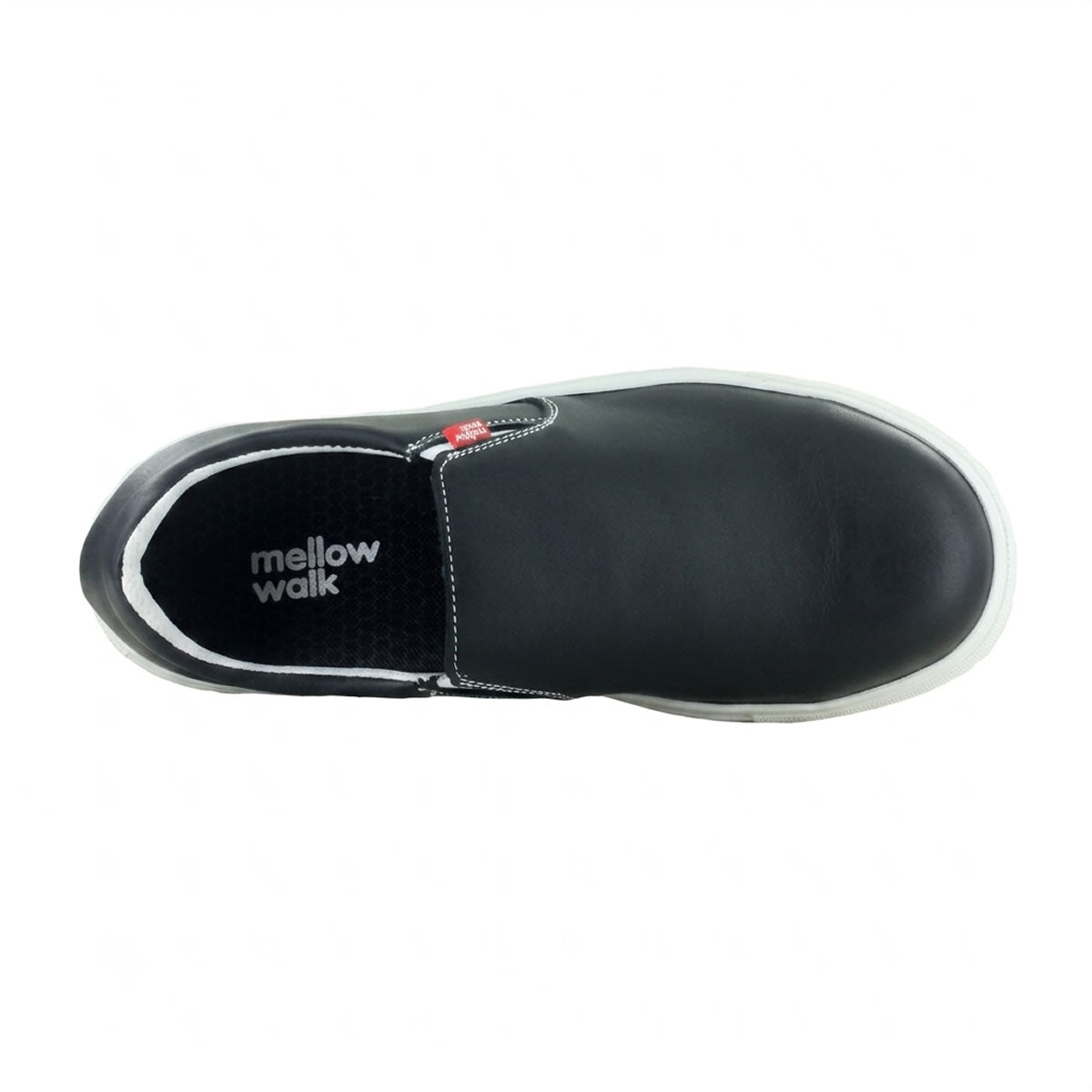 Mellow Walk Women's Jessica Slip-On SD Steel Toe Shoes, 482072, Black