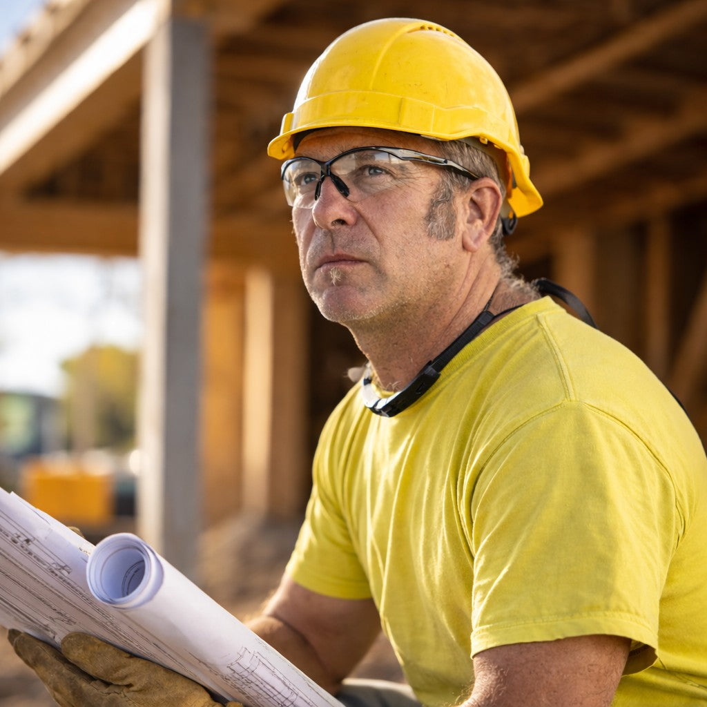 KleenGuard Nemesis Safety Glasses, Clear Lens, Black Frame, 25676