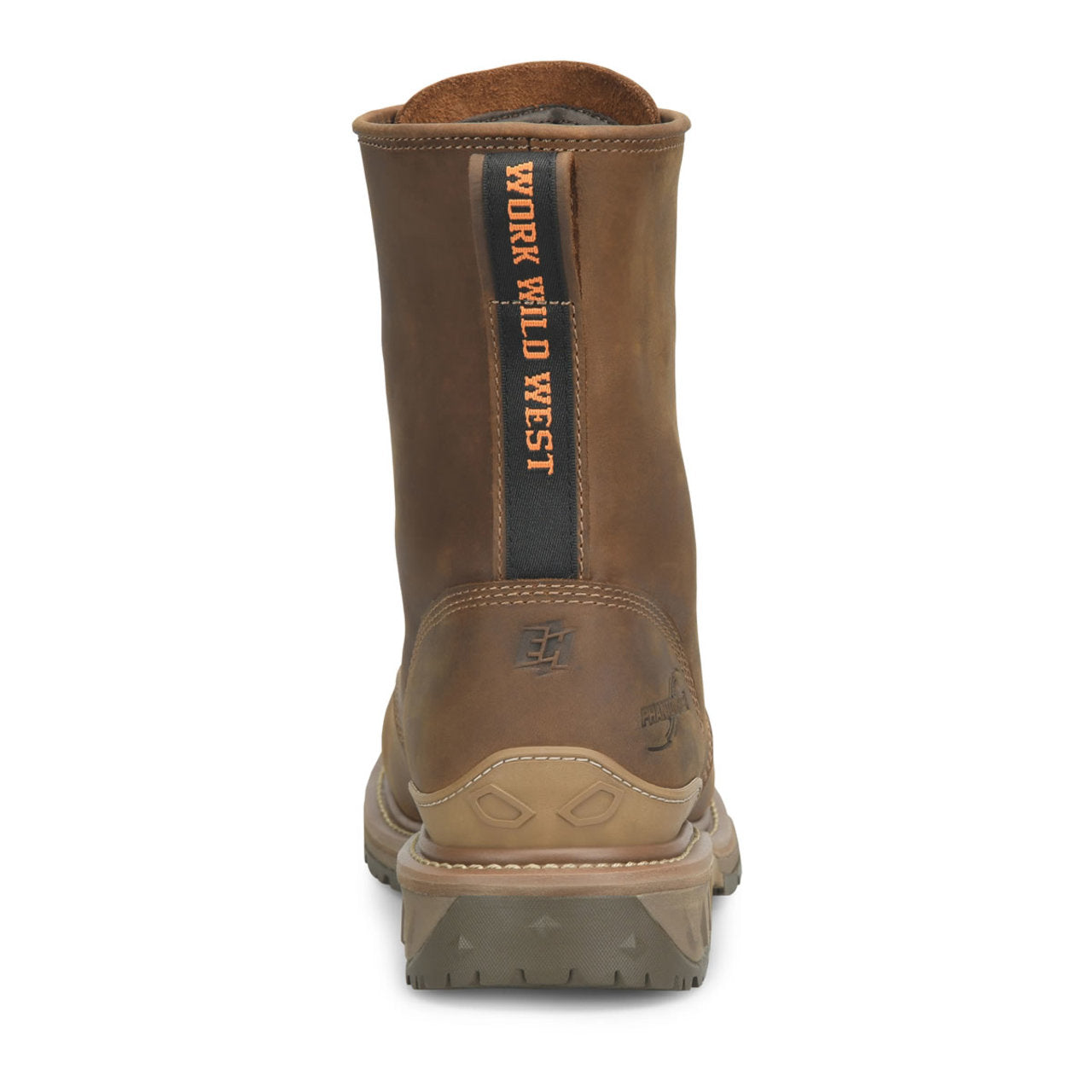 Phantom Rider Men's Dailor 8" Lacer Plain Toe Boots Boots, PH5016, Brown