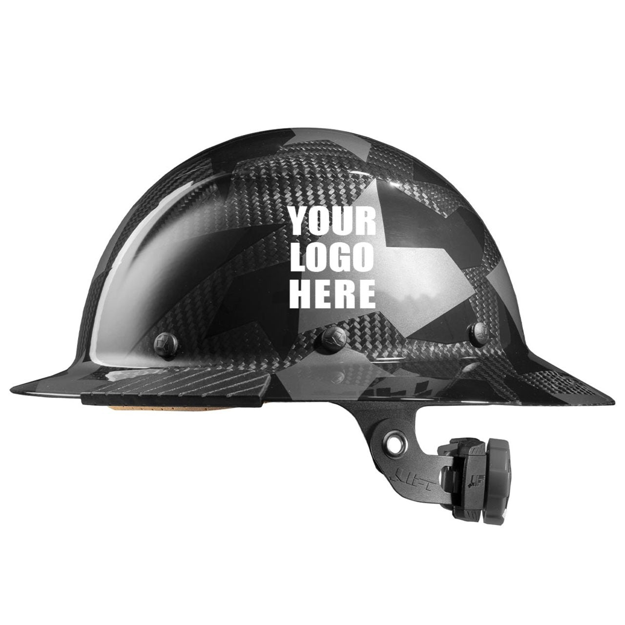 Custom LIFT DAX Full Brim Camo Carbon Hard Hat