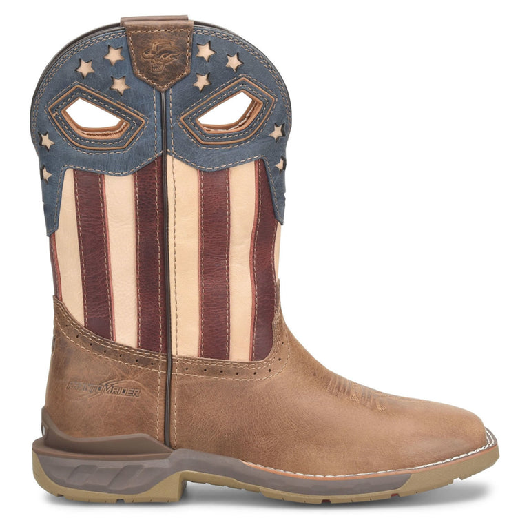 Phantom Rider Men's Fortitude 11" EH Soft Toe Boots, PH5005, Light Brown