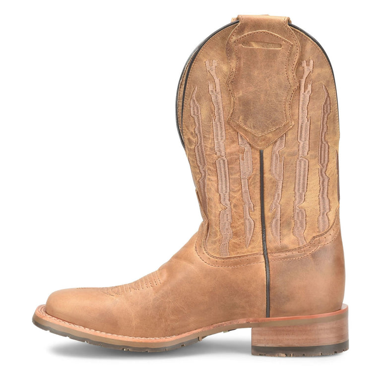 Double-H Boots Men's Covada 11" Stockman Soft Toe Boots, DH7033, Brown