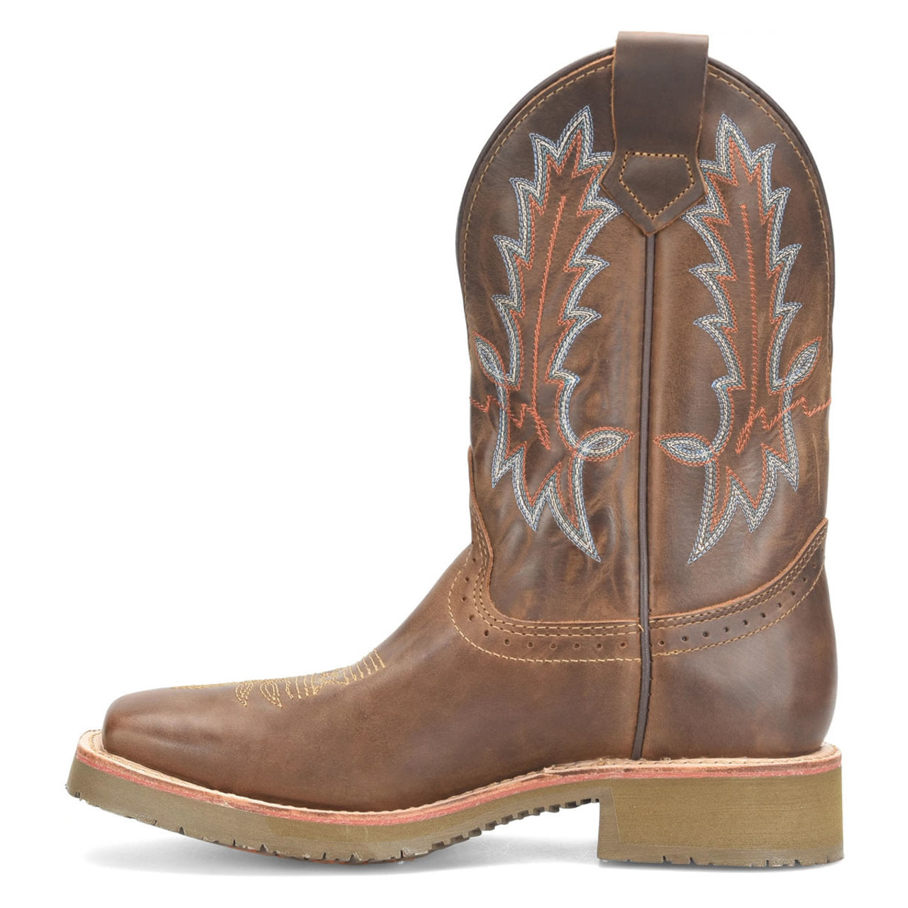 Double-H Men's 11" Aberdeen Roper Plain Toe Boots, DH4568, Brown
