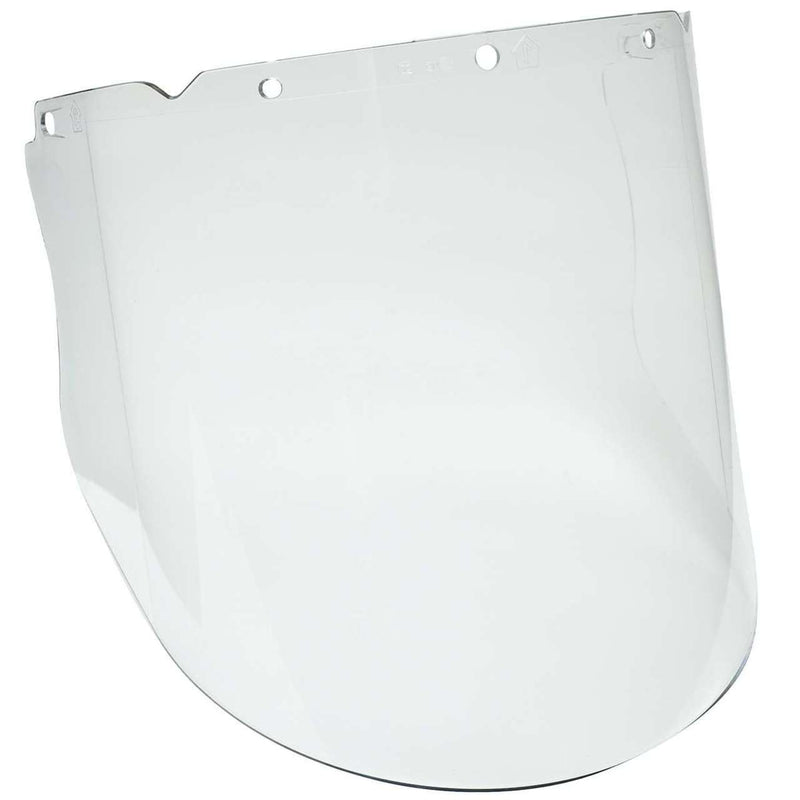 MSA V-Gard Heavy Duty Polycarbonate Molded Visor, Clear, 9.25" x 17" – 10115844