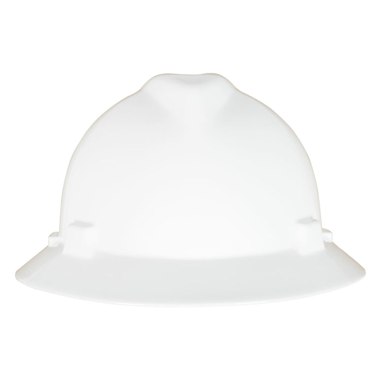 MSA V-Gard Green Full Brim Hard Hat