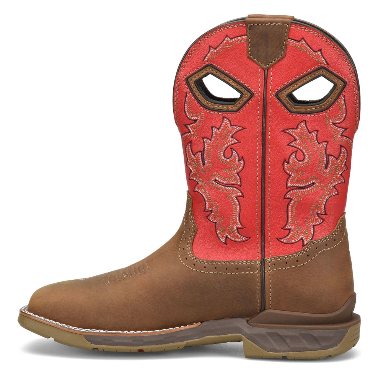 Phantom Rider Men's Henly  11" Waterproof EH Composite Toe Boots, DH5358, Tan/Red