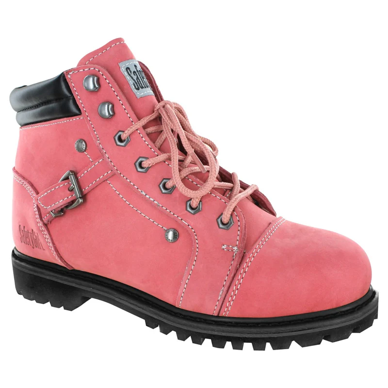 Safety Girl Women's Fusion Steel Toe Work Boots Pink – Safety Gear