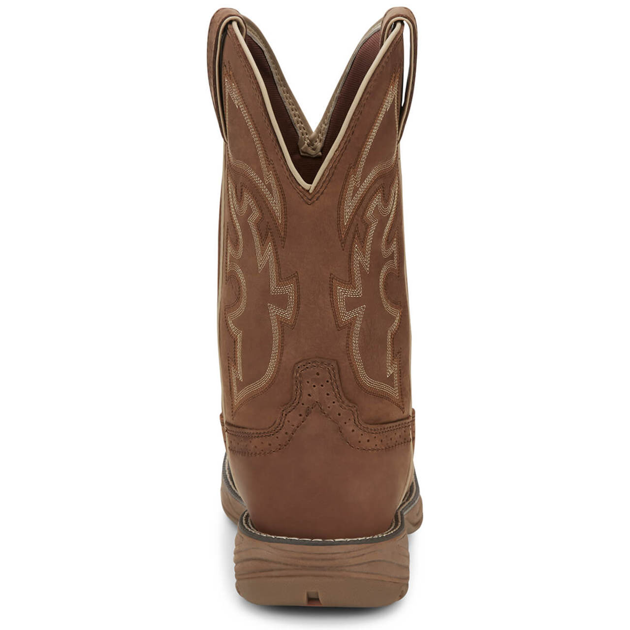 Justin Men's Rush 11" Waterproof EH Soft Toe Boots, WK4330, Tan
