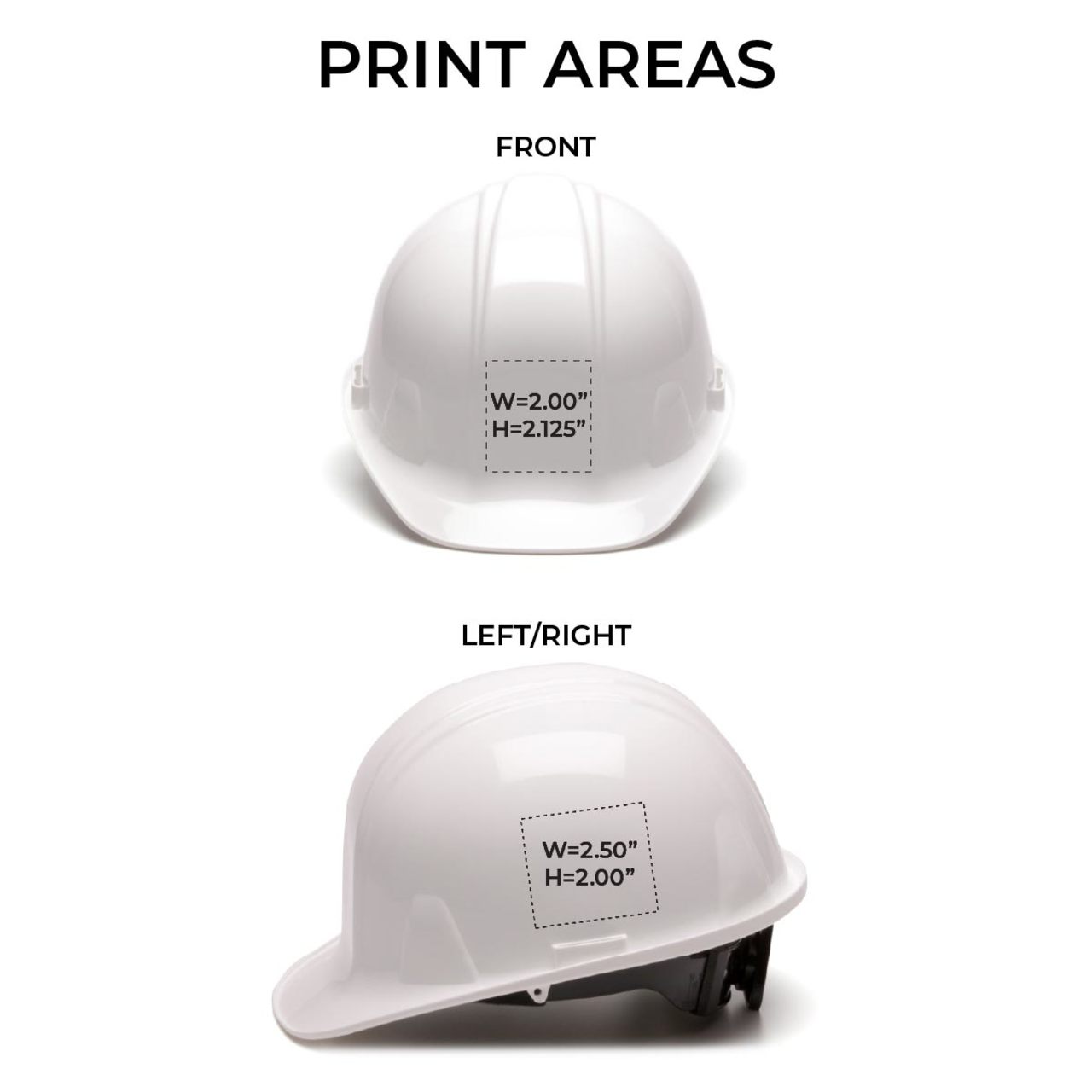 Custom Pyramex SL Series Cap Style Hard Hat, 4-Point Ratchet Suspension