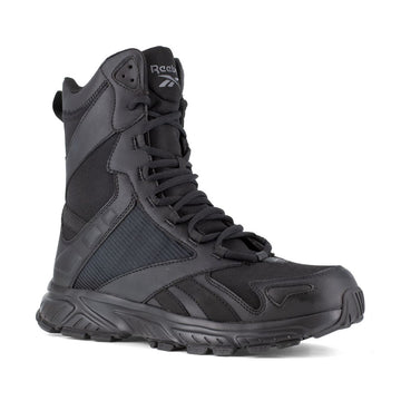 Reebok Men's Hyperium Tactical 8" EH Soft Toe Trail Running Tactical Boots, Black -RB6655