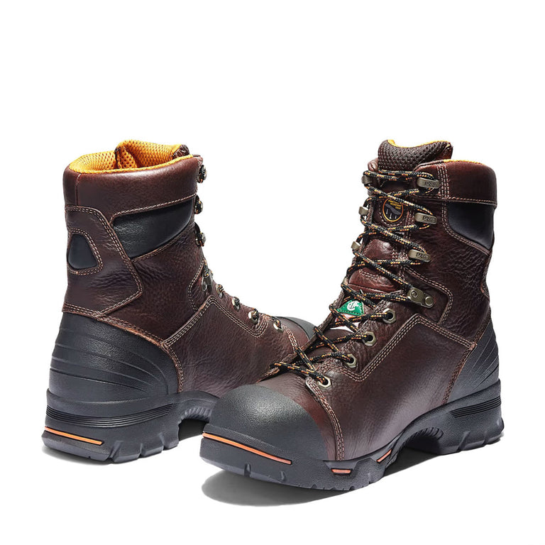 Timberland PRO Men's Endurance 8" PR Steel Toe Work Boots - TB1525612141