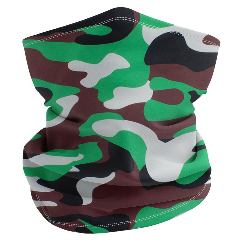 Rugged Blue Multipurpose Neck Gaiter Face Mask with Filter Pocket