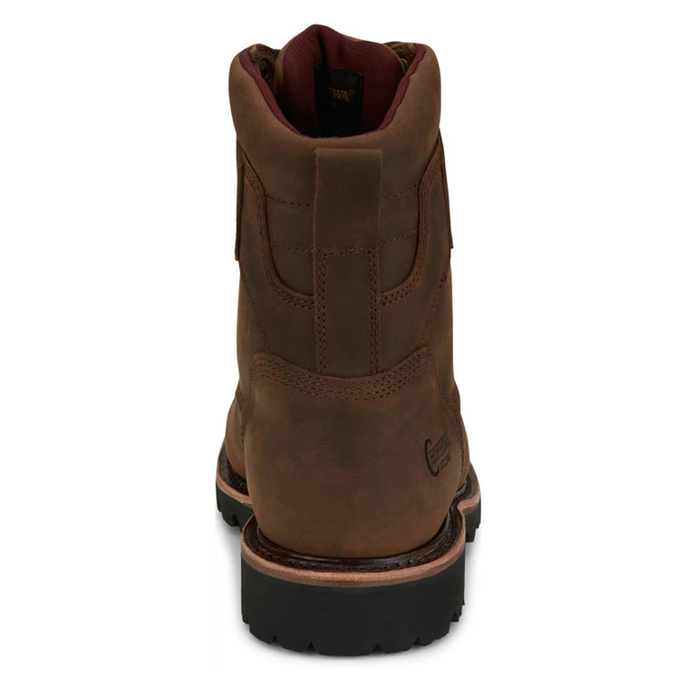 Chippewa Men's Super DNA 8" Logger Waterproof Insulated EH Soft Toe Boots, 59416, Tan