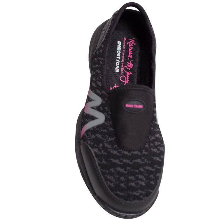 Moxie Trades Women's Zena Slip-On Composite Toe Shoes, MT50180, Black